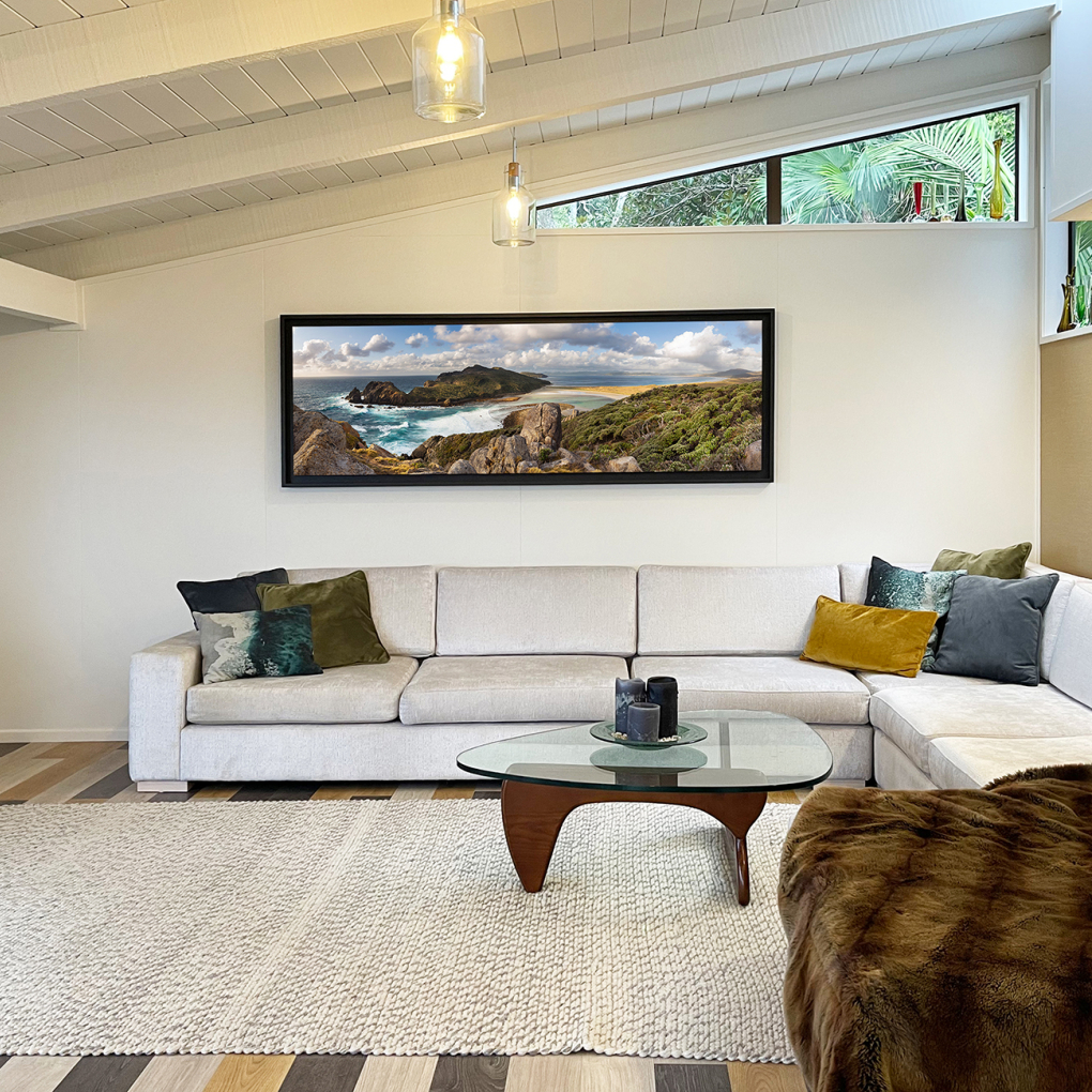"Wild & Windswept" framed canvas, 812mm x 2284mm (almost sold out)