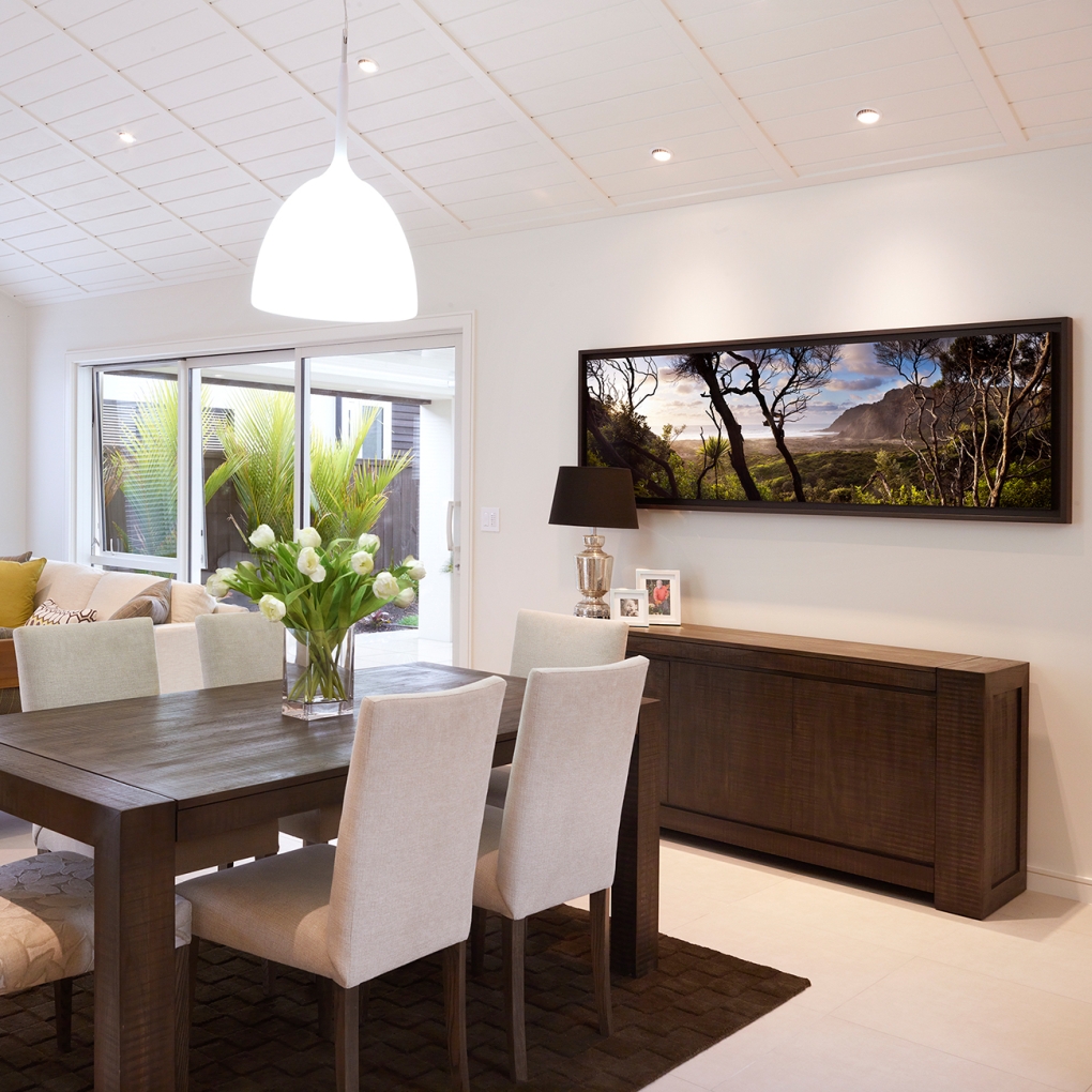 A new show home in Karaka, Auckland. I consulted with the builder throughout & these 3 pieces were the perfect finishing touches.