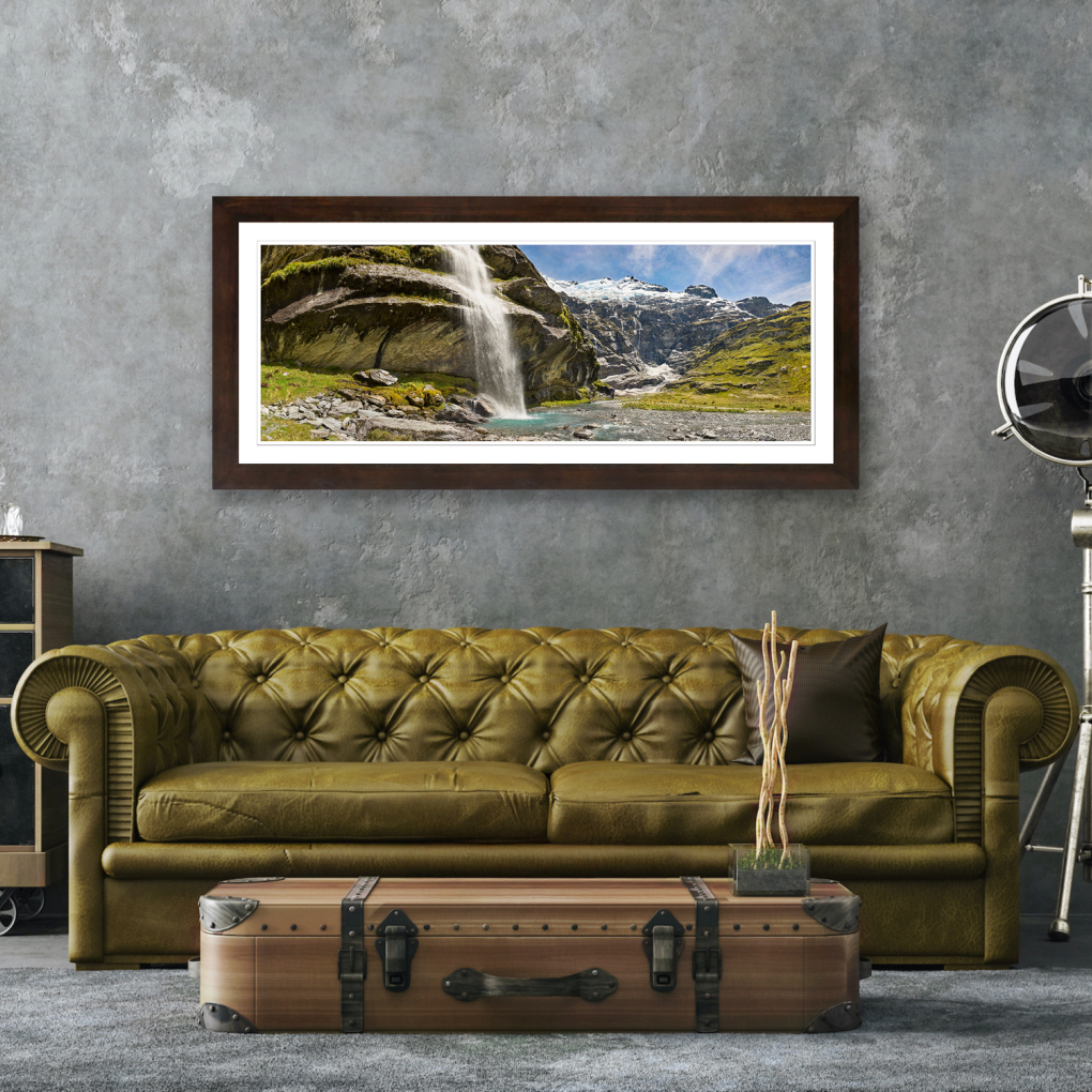 "Earnslaw Burn" framed paper print