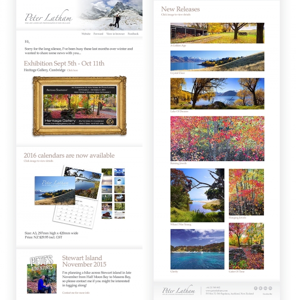 Newsletter Sept 2015